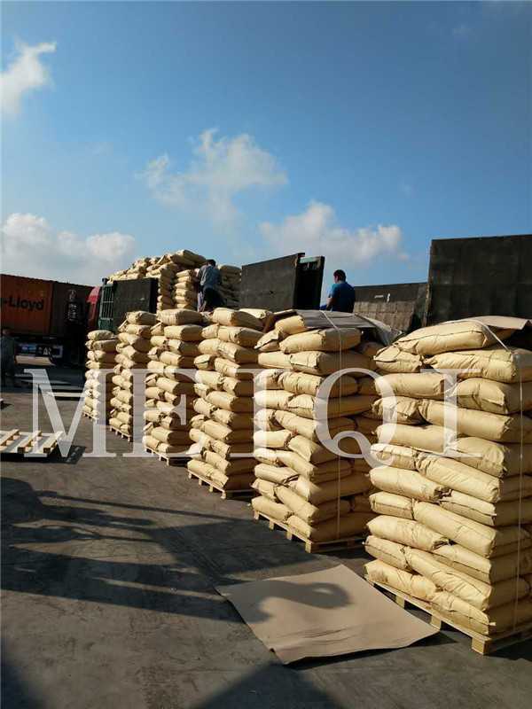 美奇出口核桃殼打托現場圖